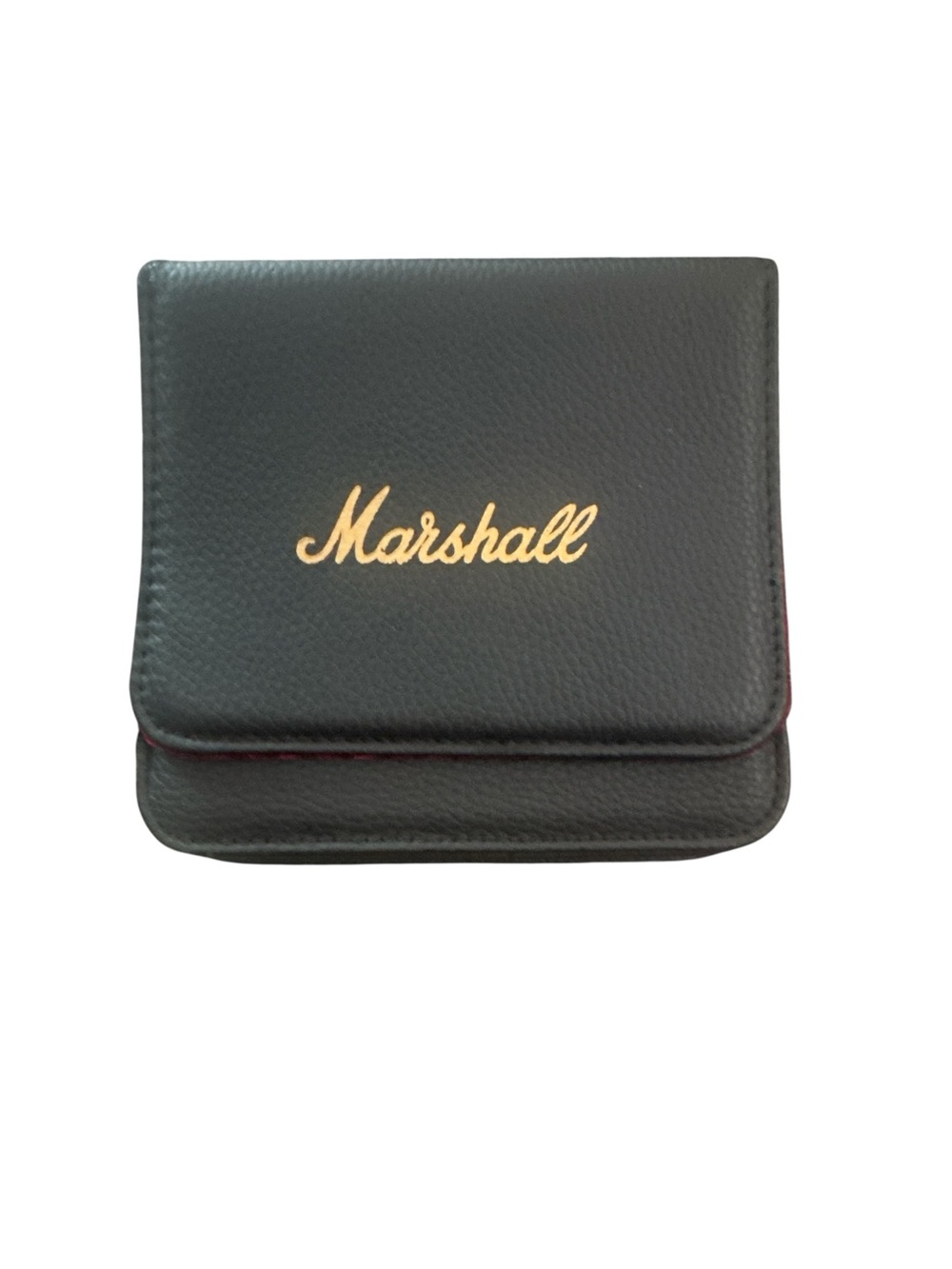 Marshall Black Leather Compact Case Musicians Bag Music Accessories Rock Jazz
